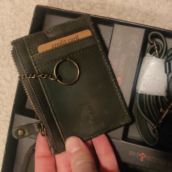 New! Harbour 2nd Crossbody Leather and coin Purse gift set - Picture 8 of 11